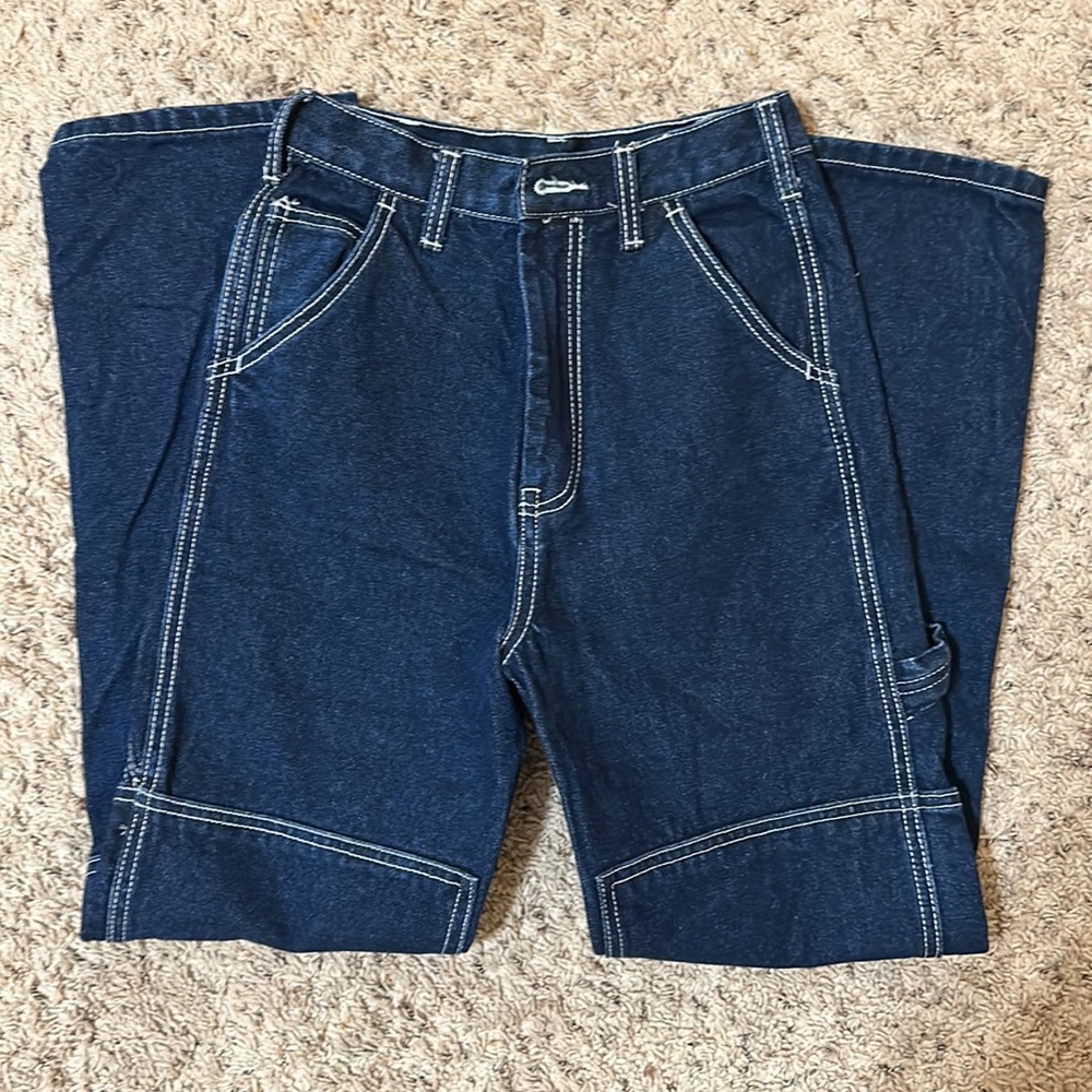 Brandy Melville Dark Wash Carpenter/ Cargo Pant